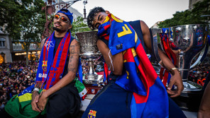 Barcelona kutlamalarında Lamine Yamal, Filistin bayrağı taşıdı