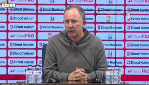 Sergen Yalçın'dan hakem serzenişi: 'Bize kırmızı kart, rakibe uyarı!'