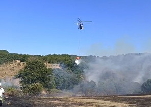 Bursada orman yangını Alevlere havadan ve karadan müdahale ediliyor