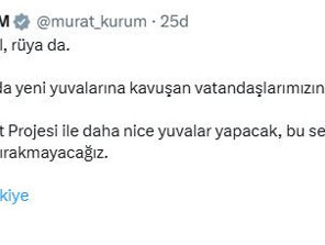 Bakan Kurumdan sosyal konut  paylaşımı