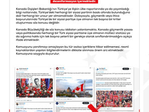 DMM: Kanada’nın, CHP üyeliğini iltica başvurularında kabul gerekçesi olarak değerlendirdiği iddiası dezenformasyon