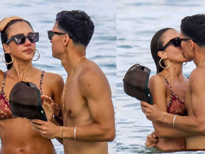 Boşanma davası biter bitmez genç sevgilisiyle tatile koştu