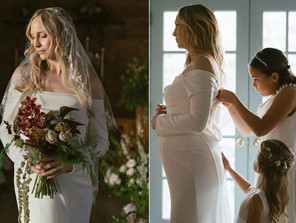 Çocuğu düğünden sonra doğsun diye nikah masasına karnı burnunda oturdu