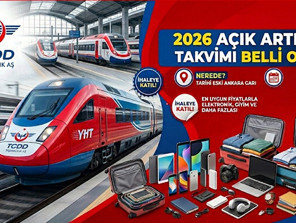 TCDD Taşımacılık Açık Artırma Satışı 2026: TCDD unutulan eşya açık artırma ne zaman, eşyalar neler