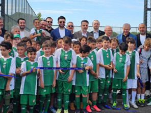 Bursaspor Özlüce Tesisleri’nin yeni sahaları törenle açıldı