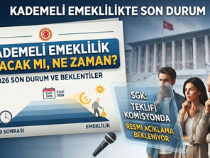 Kademeli Emeklilik Tablosu 2026 Son durum || Kademeli emeklilik çıkacak mı, ne zaman gelir Kademeli emeklilik şartları neler