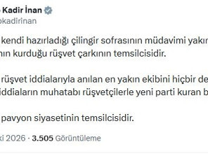 AK Partili İnan: Özgür Özel, rüşvetçilerle yeni parti kuran bir acizdir