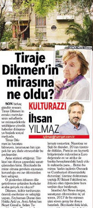 İşte Tiraje Dikmen’in vasiyeti