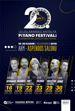 Uluslararası Antalya Piyano Festivali başlıyor