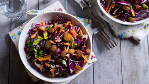 Mor lahana salatası tarifi