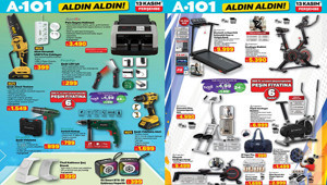 YENİ ALDIN ALDIN A101 AKTÜEL AFİŞİ 13 KASIM 2025 || A101 kataloğu bu hafta neler sunuyor A101 indirim broşürü ile para sayma makinesi, katlanır koşu bandı, elektrikli semaver ve kondisyon bisikleti getiriyor