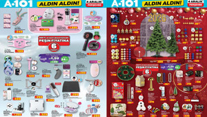 A101 ALDIN ALDIN AFİŞİ 4 ARALIK 2025 - YENİ TAM ÜRÜNLER LİSTESİ || A101 aktüel kataloğu bu hafta ürünleri neler A101 indirim broşürü ile yılbaşı ağacı ve süsleri, ışık terapi maskesi, şarjlı duruş düzeltici, jel göz maskesi geliyor