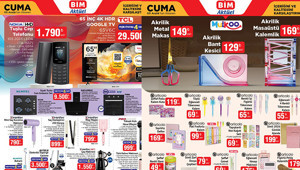 SATIŞTA BİM AKTÜEL 5 ARALIK 2025 KATALOĞU (YILBAŞI BİM BROŞÜRÜ İNDİRİMLİ ÜRÜNLER) || Bimde bu hafta cuma neler var Bim afişi Balkabağı Şekilli Sunumluklar getiriyor