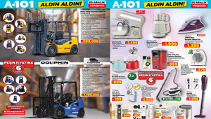 ALDIN ALDIN KATALOĞU A101 25 ARALIK 2025 AFİŞİ (YENİ YIL BROŞÜRÜ TAMAMI) || A101 aktüel ürünler kataloğu bu hafta neler sunuyor A101 broşürü ile elektrik forklift, lazer epilasyon cihazı, elektrikli ısıtıcı, yün-kazak temizleme cihazı geliyor
