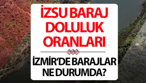 İZSU İZMİR BARAJ DOLULUK ORANLARI 13 ŞUBAT | İZSU Baraj doluluk oranı yüzdesi kaç oldu Tahtalı, Güzelhisar, Balçova ve diğer barajların su seviyesi ne kadar