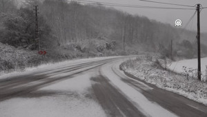 Kırklarelinin yüksek kesimlerinde kar etkili oluyor
