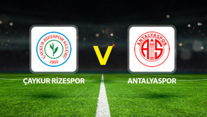 Canlı anlatım: Rizespor - Antalyaspor maçı