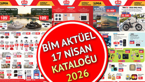 YEPYENİ BİM AKTÜEL 17 NİSAN 2026 KATALOĞU İNDİRİMLİ BROŞÜRÜ TAM LİSTE || Bimde bu hafta neler var Bim aktüel afişi Sepetli Bisiklet, Tuşlu Telefon, Işıklı Scooter Getiriyor