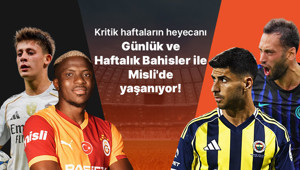 Şampiyonluk yarışı kızışıyor, düşme hattı alev alıyor Kritik haftaların heyecanı Günlük ve Haftalık Bahisler ile Mislide yaşanıyor