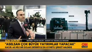 Bakan Kacır’dan Çelik Kubbe açıklaması