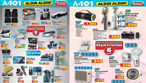 A101 AFİŞİ YENİ HAFTA İNDİRİMLERİ 9 TEMMUZ 2026 || A101 Aldın Aldın aktüel kataloğu bu hafta neler sunuyor A101 broşürü ile su sebili, kablosuz tripod, şişme yatak, ikili yaka mikrofonu, waffle makinesi, şezlong sandalye geliyor