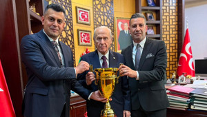 Boks Federasyonundan MHP lideri Bahçeliye ziyaret