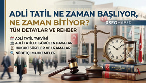 Adli Tatil Ne Zaman Başlıyor, Ne Zaman Bitiyor 2026 Adli Tatilde Hangi Davalar Görülür