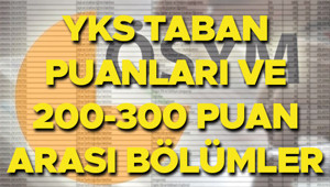 YKS ÜNİVERSİTE TABAN PUANLARI VE ÖSYM BÖLÜMLER LİSTESİ 2026 || YKS 200, 210, 220, 230. 240, 250, 260, 270, 280, 290, 300 puanla nereye, 2 ve 4 yıllık hangi bölümlere gidilir YKS sayısal ve sözel bölümler listesi 2026: AYT, TYT 200-300 puan arası 2 ve 4 yıllık hangi devlet üniversiteleri gelir