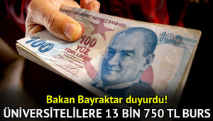 Üniversite öğrencilerine aylık 13 bin 750 TL burs fırsatı Bakan Alparslan Bayraktar duyurdu