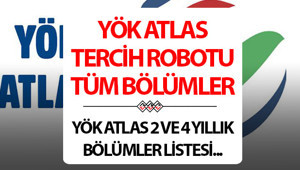 YÖK ATLAS TERCİH ROBOTU EKRANI 2026 | Hangi bölüm kaç puanla alıyor ÖSYM YKS Ön Lisans, Lisans sıralama ve taban puanları listesi 2026