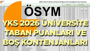 YKS TABAN PUANLARI VE SIRALAMALARI 2026 || YKS 2026 üniversite taban puanları ve boş kontenjanları açıklandı mı, ne zaman açıklanacak YKS TYT, AYT 2 - 4 yıllık devlet ve özel üniversite taban puanları belli oldu mu