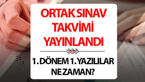 ORTAK SINAV TARİHLERİ 2026 2027 MEB TAKVİMİ | 1. Dönem 1. yazılı sınavlar ne zaman yapılacak, hangi gün Ortak sınav konu dağılımı ve sınav takvimi belli oldu İşte okullarda ortak sınav günleri 