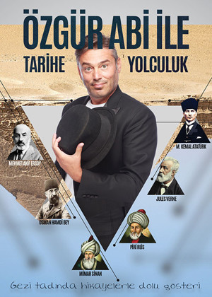 Özgür Özgülgünden çocuklar için Tarihe Yolculuk gösterisi