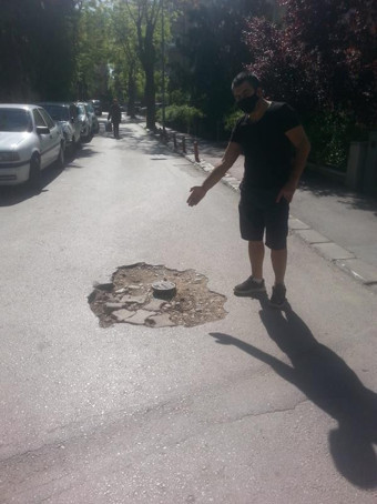 Madem burası yol değil o zaman ASKİ niye kazdı