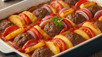 Fırında köfte patates tarifi