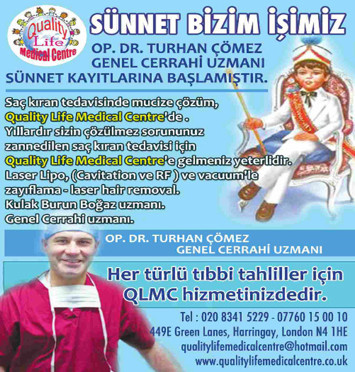 Turhan Çömez İngilterede sünnetçi oldu