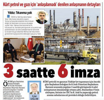 Anlaşmanın ardından gözler Erbil’de