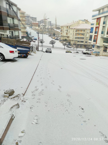Ankara’nın karla mücadelesi