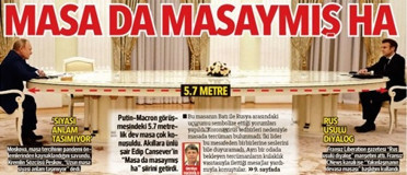 Edip Cansever’in ‘Masa’ şiirini Macron’a uyarladım