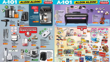 ALDIN ALDIN A101 AKTÜEL ÜRÜNLER KATALOĞU BU HAFTA 18 ARALIK 2025 || A101 aktüel afişi yeni ürünleri neler A101 indirim broşürü ile cam temizleme robotu, katı meyve sıkacağı, piyano, 3lü beyaz cam ankastre seti geliyor