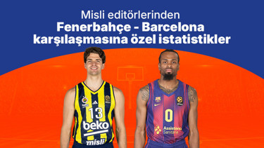 Misli editörlerinden Fenerbahçe - Barcelona karşılaşmasına özel istatistiklerMisli editörlerinden Fenerbahçe - Barcelona karşılaşmasına özel istatistikler