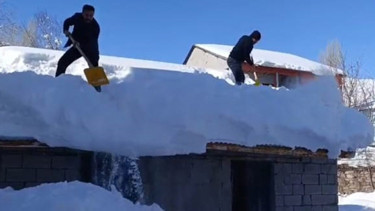 Kış mevsimi burada çok sert geçiyor: Kar kalınlığı 2 metreyi geçti