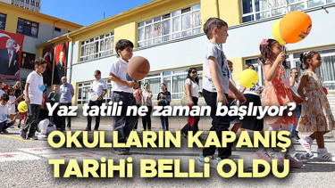 OKULLARIN 2. DÖNEM KAPANIŞ TARİHİ (YAZ TATİİLİ BAŞLANGICI 2026) || Bu yıl okullar ne zaman kapanacak Karneler haziranın kaçında verilecek Yaz tatili ne zaman, okulların kapanmasına kaç gün kaldı İşte 2025-2026 yaz tatili takvimi
