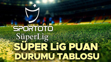 SÜPER LİG PUAN DURUMU 15 AĞUSTOS 2026- GÜNCEL | Süper Ligde Galatasaray, Fenerbahçe ve Trabzonsporun kaç puanı var İşte Süper Lig 1. hafta maç sonuçları ve puan tablosu