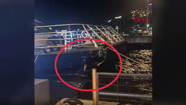 Mudanyada İDO deniz otobüsü iskeleye çarptı
