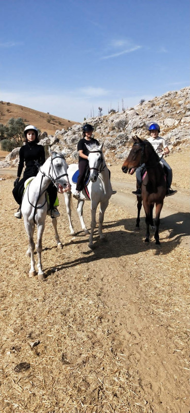 At üstünde doğa keyfi