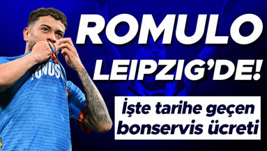 Romulo, imzaya kaldı Tarihi bonservisle Leipzigde