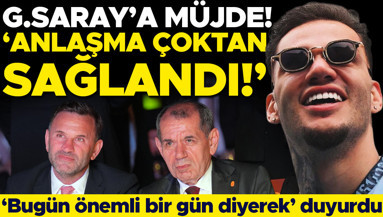 Galatasaraya müjdeyi Bugün önemli birgün diyerek duyurdu Çoktan anlaşma sağlandı