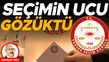 Seçimin ucu gözüktü