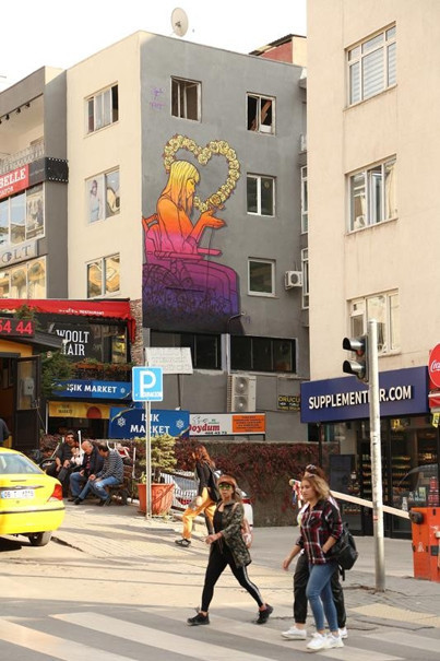 Binalar tuvale dönüşüyor